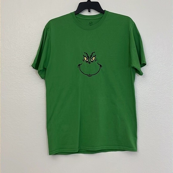 Unisex Fruit of the Loom Green Embroidered Shirt Large/Tall - Picture 2 of 6